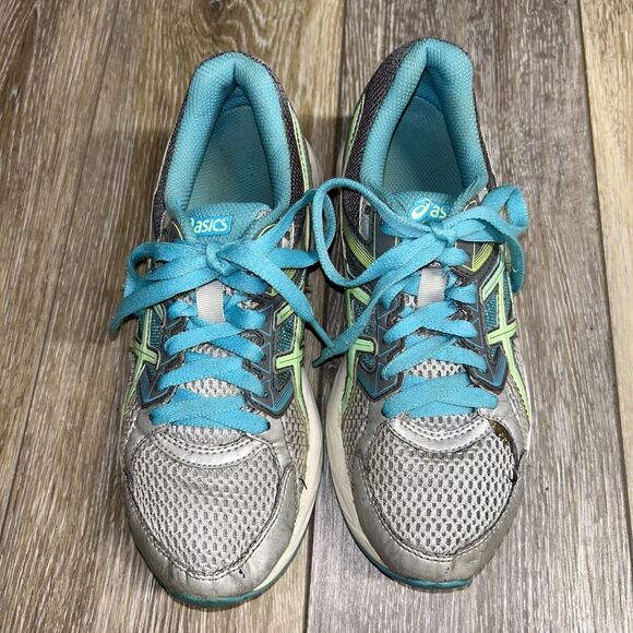 Asics Gel Contend-3 Women's Size US 6 Gray Teal Blue Running Sneaker Shoes - Picture 5 of 13